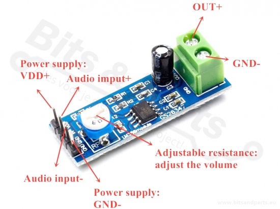 Audioversterker LM386